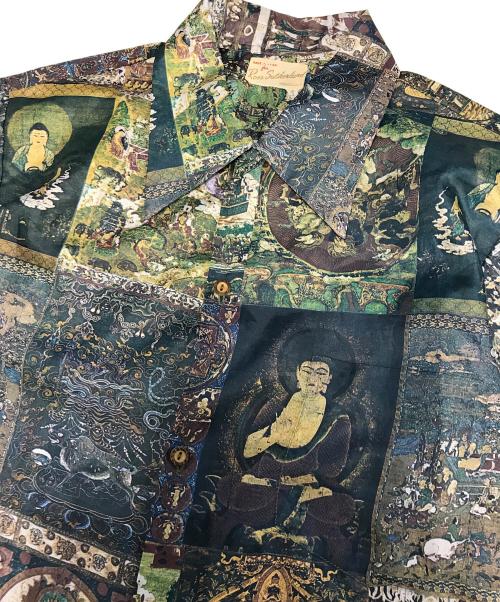 ross sutherrland（ロスサザーランド）ross sutherrland (ロスサザーランド) 総柄シャツ グリーン サイズ:不明の古着・服飾アイテム