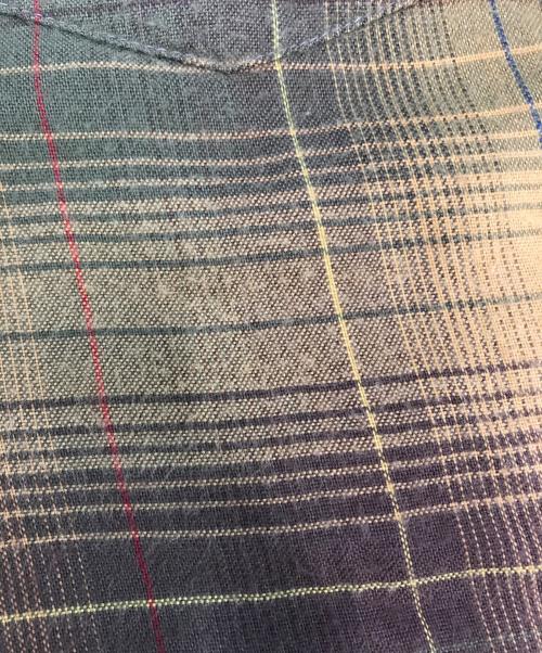 TOWN CRAFT（タウンクラフト）TOWN CRAFT (タウンクラフト) レーヨンチェックシャツ イエロー サイズ:Lの古着・服飾アイテム