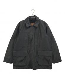 LEFT HAND by Massimo Osti（レフトハンドバイマッシモオスティ）の古着「Vinyl/poly unique fabric design blouson」｜ブラック