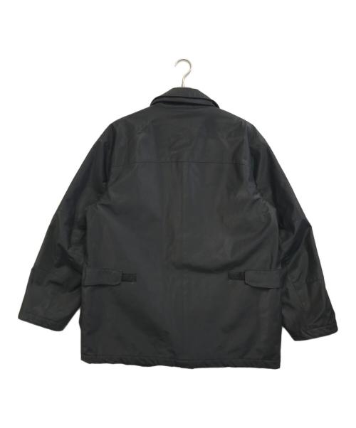 LEFT HAND by Massimo Osti（レフトハンドバイマッシモオスティ）LEFT HAND by Massimo Osti (レフトハンドバイマッシモオスティ) Vinyl/poly unique fabric design blouson ブラック サイズ:48の古着・服飾アイテム