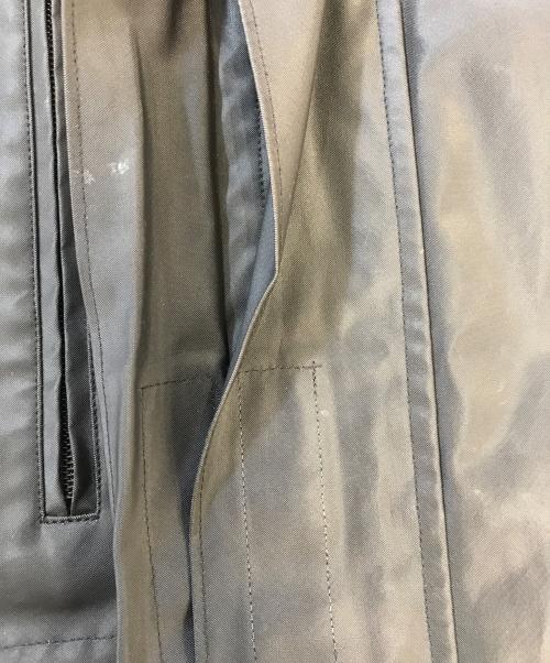 LEFT HAND by Massimo Osti（レフトハンドバイマッシモオスティ）LEFT HAND by Massimo Osti (レフトハンドバイマッシモオスティ) Vinyl/poly unique fabric design blouson ブラック サイズ:48の古着・服飾アイテム