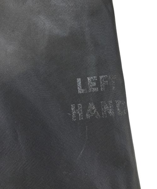 LEFT HAND by Massimo Osti（レフトハンドバイマッシモオスティ）LEFT HAND by Massimo Osti (レフトハンドバイマッシモオスティ) Vinyl/poly unique fabric design blouson ブラック サイズ:48の古着・服飾アイテム