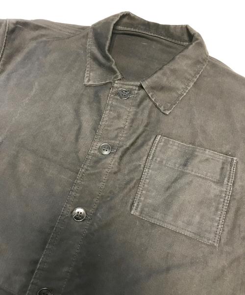 VINTAGE（ヴィンテージ）VINTAGE (ヴィンテージ) ブラックモールスキンジャケット ブラック サイズ:50の古着・服飾アイテム