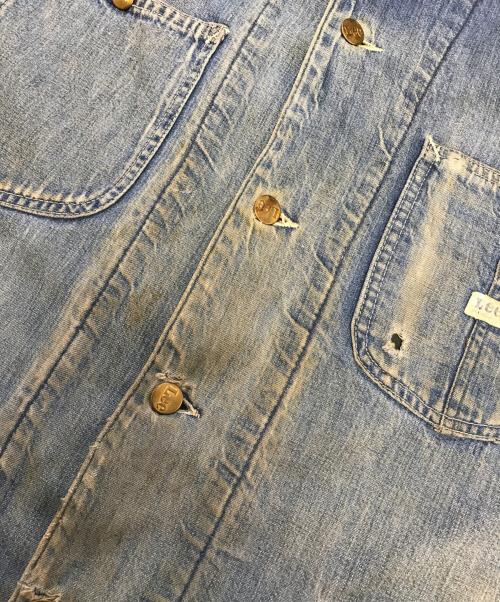 LEE（リー）LEE (リー) 裏地ブランケットデニムカバーオール インディゴ サイズ:不明の古着・服飾アイテム