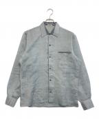 VINTAGEヴィンテージ）の古着「カスリシャツ」｜グレー