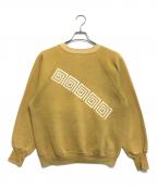 VINTAGEヴィンテージ）の古着「ラグランスウェット」｜イエロー