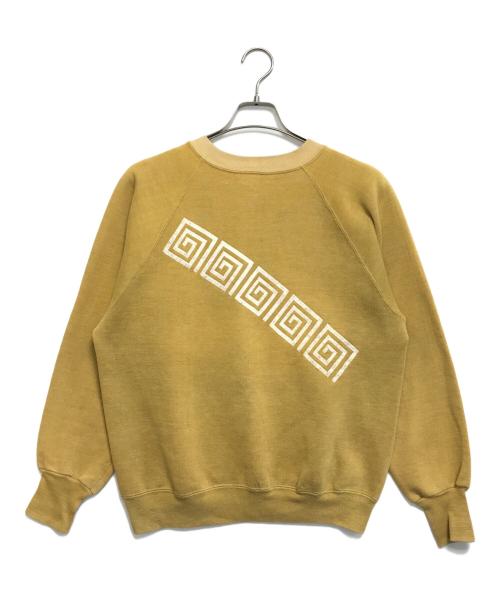 VINTAGE（ヴィンテージ）VINTAGE (ヴィンテージ) ラグランスウェット イエロー サイズ:不明の古着・服飾アイテム