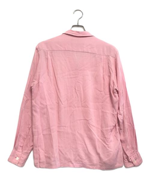 MOYANA by New Era（MOYANA by New Era）MOYANA by New Era (MOYANA by New Era) レーヨンシャツ ピンク サイズ:不明の古着・服飾アイテム