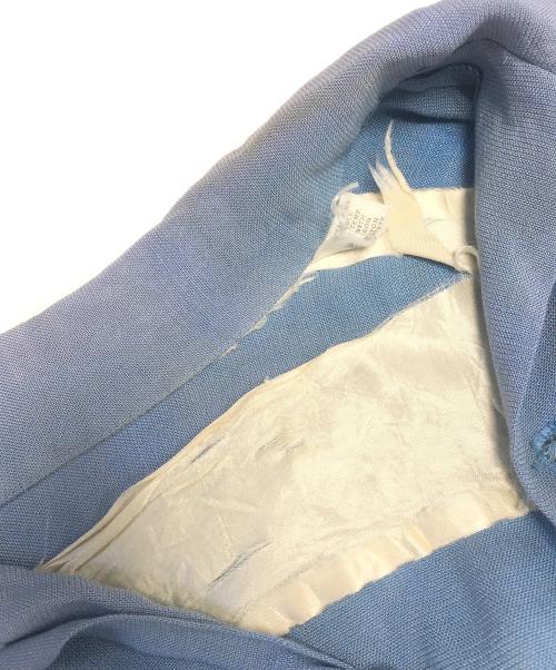 VINTAGE（ヴィンテージ）VINTAGE (ヴィンテージ) レーヨン混シャツ ブルー サイズ:不明の古着・服飾アイテム