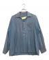 VINTAGE（ヴィンテージ）の古着「レーヨン混シャツ」｜ブルー