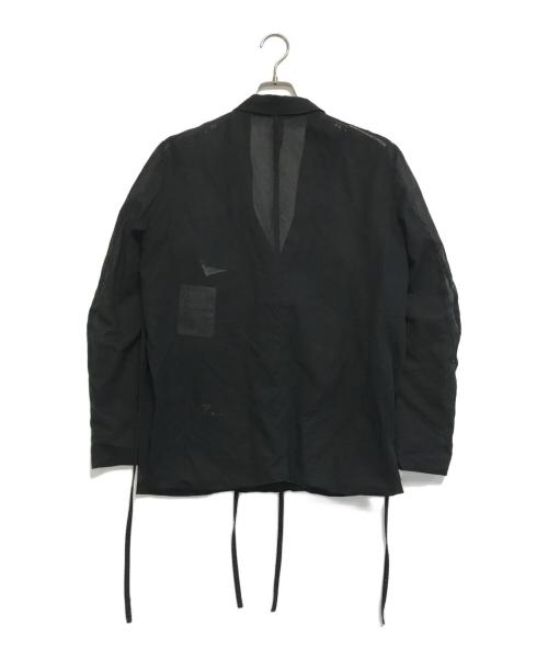 SOSHIOTSUKI（ソウシ オオツキ）SOSHIOTSUKI (ソウシ オオツキ) KIMONO BREASTED JACKET ブラック サイズ:SIZE 44の古着・服飾アイテム