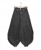 PAMEO POSEパメオポーズ）の古着「Nikka Pokka Denim」｜ブラック