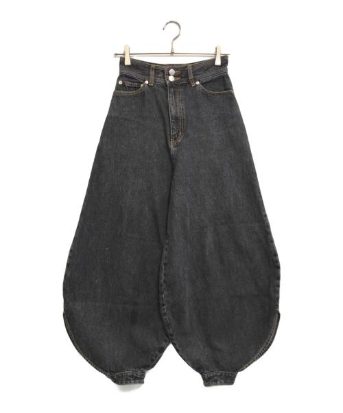 PAMEO POSE（パメオポーズ）PAMEO POSE (パメオポーズ) Nikka Pokka Denim ブラック サイズ:Sの古着・服飾アイテム