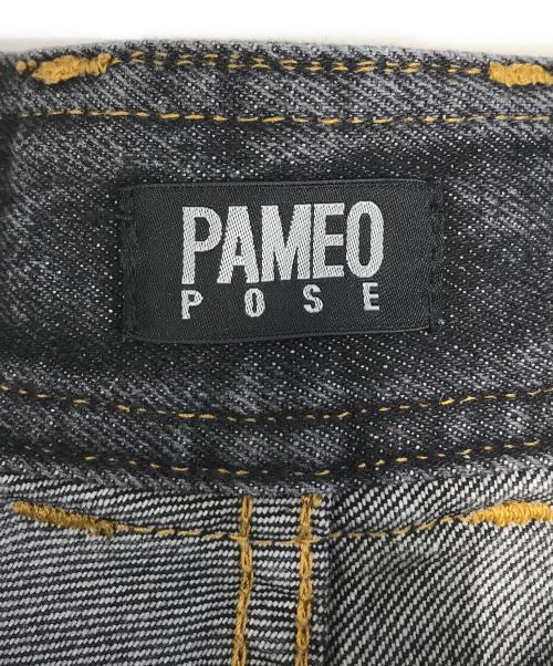 PAMEO POSE（パメオポーズ）PAMEO POSE (パメオポーズ) Nikka Pokka Denim ブラック サイズ:Sの古着・服飾アイテム