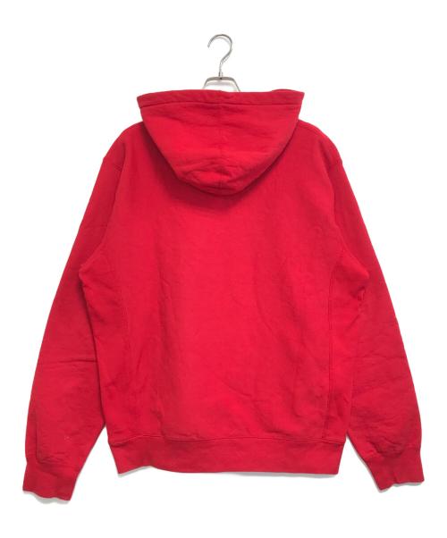 SUPREME（シュプリーム）SUPREME (シュプリーム) Embossed Logo Hooded Sweatshirt] レッド サイズ:XLの古着・服飾アイテム
