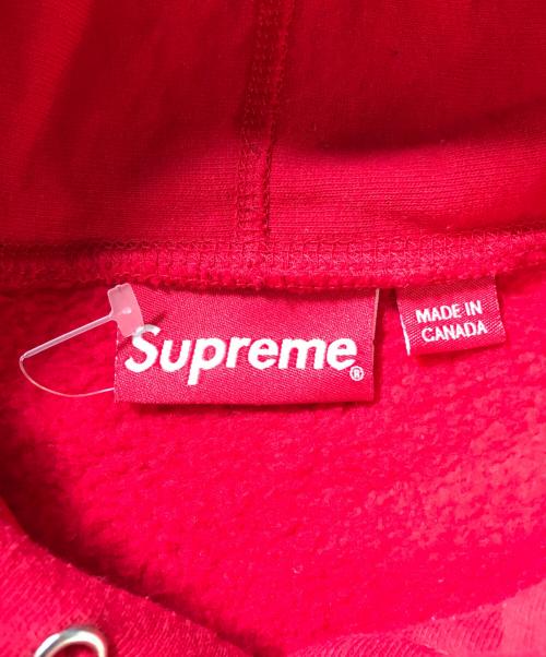SUPREME（シュプリーム）SUPREME (シュプリーム) Embossed Logo Hooded Sweatshirt] レッド サイズ:XLの古着・服飾アイテム