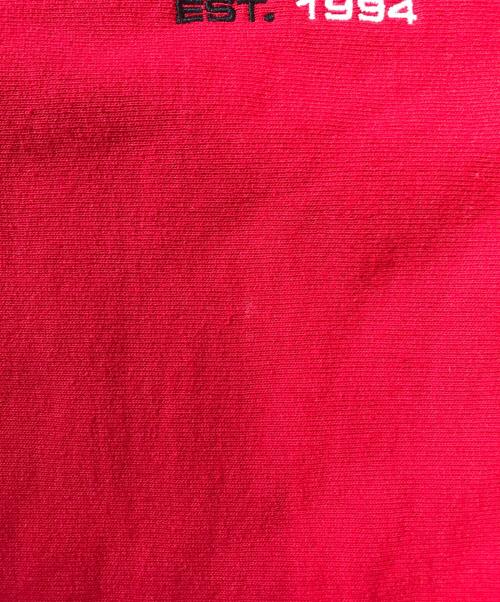 SUPREME（シュプリーム）SUPREME (シュプリーム) Embossed Logo Hooded Sweatshirt] レッド サイズ:XLの古着・服飾アイテム