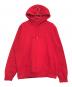 SUPREME（シュプリーム）の古着「Embossed Logo Hooded Sweatshirt]」｜レッド