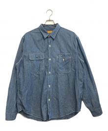 HUMAN MADE（ヒューマンメイド）の古着「CHAMBRAY SHIRT」｜ブルー