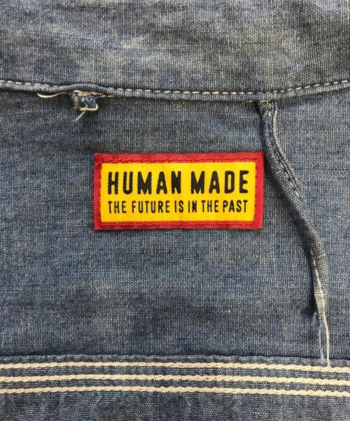HUMAN MADE（ヒューマンメイド）HUMAN MADE (ヒューマンメイド) CHAMBRAY SHIRT ブルー サイズ:XXLの古着・服飾アイテム