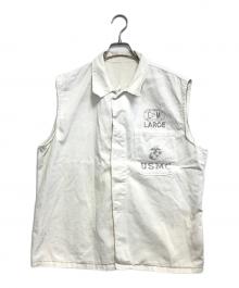 VINTAGE MILITARY（ヴィンテージ ミリタリー）の古着「USMC フードハンドラージャケット」｜ホワイト