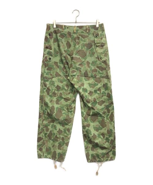 VINTAGE MILITARY（ヴィンテージ ミリタリー）VINTAGE MILITARY (ヴィンテージ ミリタリー) USMC P-44 ダックハンターカモパンツ グリーン サイズ:表記なしの古着・服飾アイテム