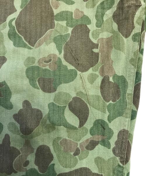 VINTAGE MILITARY（ヴィンテージ ミリタリー）VINTAGE MILITARY (ヴィンテージ ミリタリー) USMC P-44 ダックハンターカモパンツ グリーン サイズ:表記なしの古着・服飾アイテム