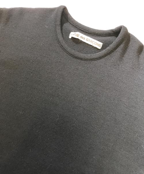 COMME des GARCONS（コムデギャルソン）COMME des GARCONS (コムデギャルソン) 80's ウールニット変形ワンピース ブラック サイズ:不明の古着・服飾アイテム