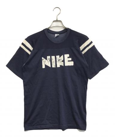 ヴィンテージ　NIKE フットボールTシャツ　XL 中古・古着通販】NIKE (ナイキ) フットボールTシャツ ネイビー サイズ