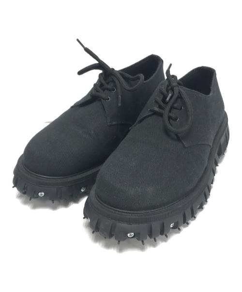 PHILEO（フィレオ）PHILEO (フィレオ) 005-Derby Black Canvas ブラック サイズ:41の古着・服飾アイテム