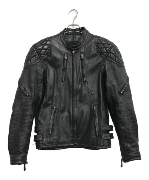 KADOYA（カドヤ）KADOYA (カドヤ) シングルライダースジャケット ブラック サイズ:Ⅼの古着・服飾アイテム