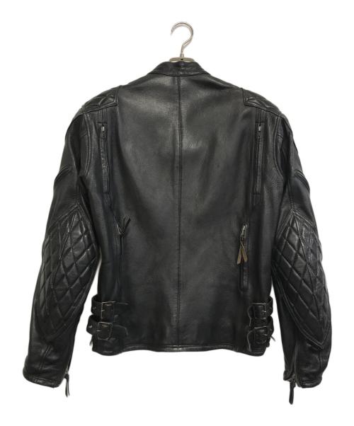 KADOYA（カドヤ）KADOYA (カドヤ) シングルライダースジャケット ブラック サイズ:Ⅼの古着・服飾アイテム