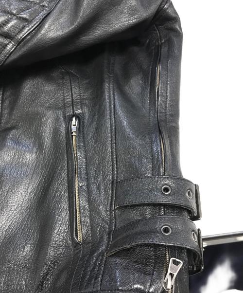 KADOYA（カドヤ）KADOYA (カドヤ) シングルライダースジャケット ブラック サイズ:Ⅼの古着・服飾アイテム