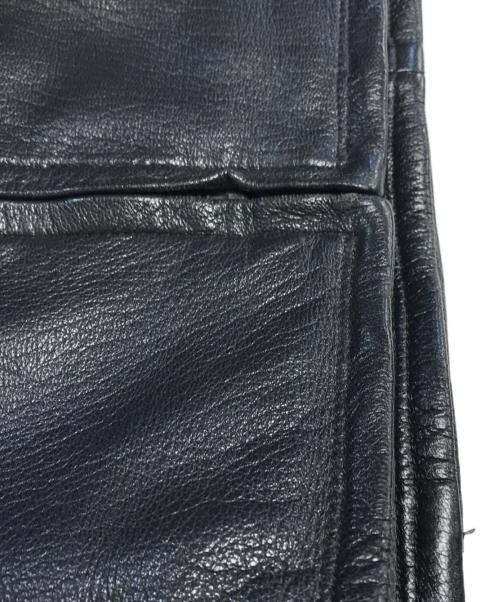 KADOYA（カドヤ）KADOYA (カドヤ) シングルライダースジャケット ブラック サイズ:Ⅼの古着・服飾アイテム