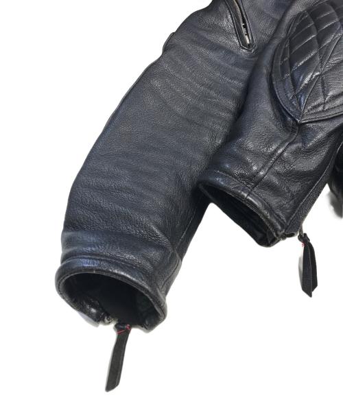 KADOYA（カドヤ）KADOYA (カドヤ) シングルライダースジャケット ブラック サイズ:Ⅼの古着・服飾アイテム