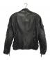 KADOYA (カドヤ) シングルライダースジャケット ブラック サイズ:Ⅼ：30000円