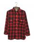 MAINE GUIDE（メイン ガイド）の古着「マチ付きウールシャツ」｜レッド
