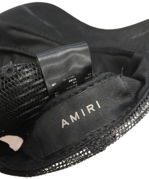AMIRI（アミリ）AMIRI (アミリ) メッシュキャップ ブラックの古着・服飾アイテム