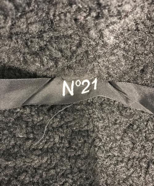 N°21（ヌメロヴェントゥーノ）N°21 (ヌメロヴェントゥーノ) 裏ボアオンブレチェックジャケット ブラック サイズ:XSの古着・服飾アイテム