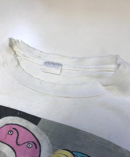 VINTAGE（ヴィンテージ）VINTAGE (ヴィンテージ) アートプリントTシャツ ホワイト サイズ:表記なしの古着・服飾アイテム