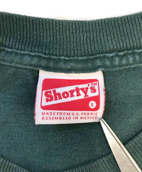 shorty's（ショーティーズ）shorty's (ショーティーズ) プリントTシャツ グリーン サイズ:Lの古着・服飾アイテム