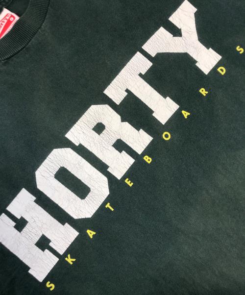 shorty's（ショーティーズ）shorty's (ショーティーズ) プリントTシャツ グリーン サイズ:Lの古着・服飾アイテム