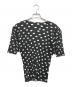 PLEATS PLEASE（プリーツプリーズ）の古着「ドット柄プリーツカットソー」｜ブラック