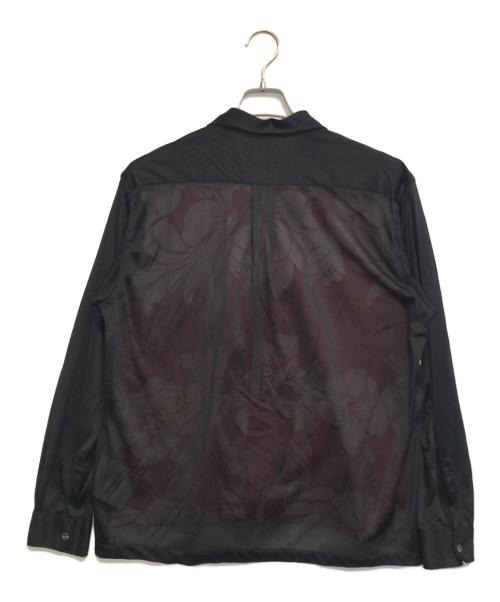 COMME des GARCONS SHIRT（コムデギャルソンシャツ）COMME des GARCONS SHIRT (コムデギャルソンシャツ) 切替アロハシャツ ブラック サイズ:Sの古着・服飾アイテム