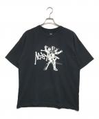 stussy×NEIGHBORHOODステューシー×ネイバーフッド）の古着「キングジョープリントTシャツ」｜ブラック