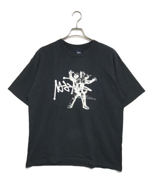 stussy（ステューシー）stussy (ステューシー) NEIGHBORHOOD (ネイバーフッド) キングジョープリントTシャツ ブラック サイズ:XLargeの古着・服飾アイテム