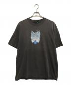 SANTA CRUZサンタクルーズ）の古着「90s スノーボットプリントTシャツ」｜グレー