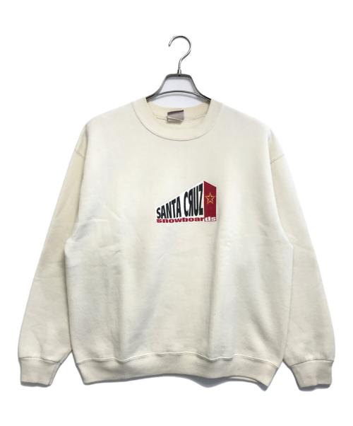 SANTA CRUZ（サンタクルーズ）SANTA CRUZ (サンタクルーズ) プリントスウェット ベージュ サイズ:Lの古着・服飾アイテム
