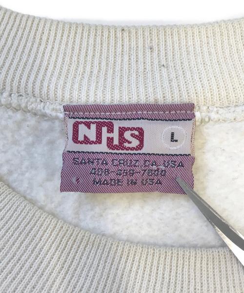 SANTA CRUZ（サンタクルーズ）SANTA CRUZ (サンタクルーズ) プリントスウェット ベージュ サイズ:Lの古着・服飾アイテム