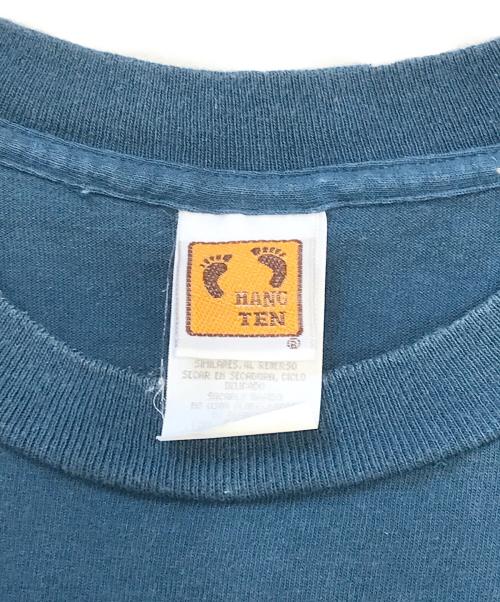 HANG TEN（ハンテン）HANG TEN (ハンテン) 両面プリントTシャツ ブルー サイズ:Lの古着・服飾アイテム